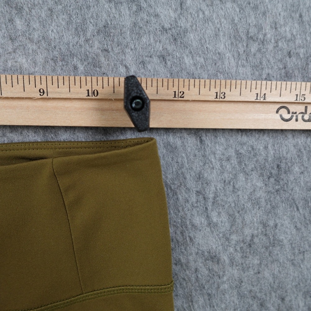 Girlfriend Collective Shorts Women Small Green High Rise Bike Compressive Eco 8" - Picture 6 of 10